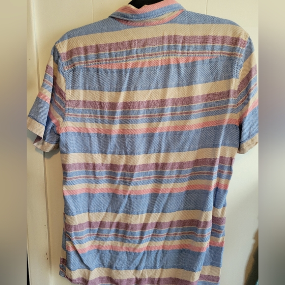 Original Pengiun Striped Short Sleeve Cotton Button Up Size Small - Picture 11 of 11